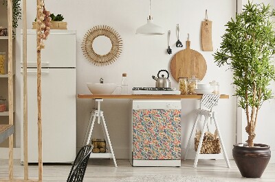 Aimant décoratif pour lave-vaisselle Vagues colorées