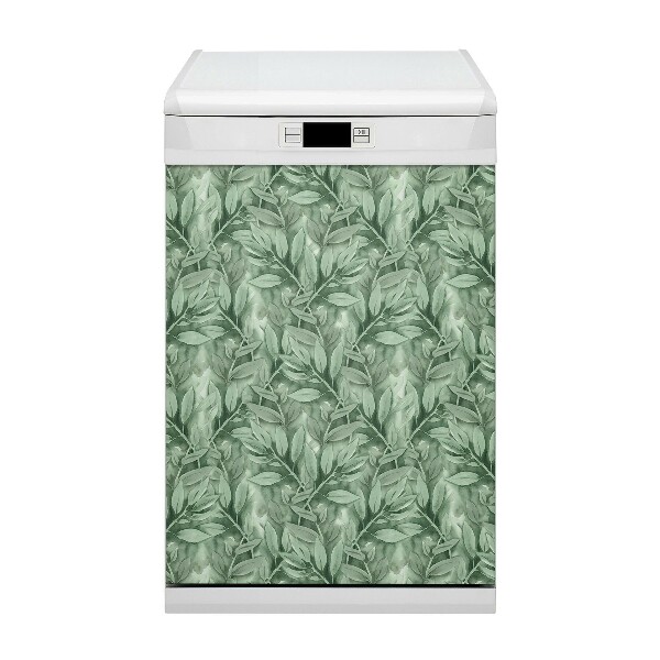 Aimant décoratif pour lave-vaisselle Feuilles lisses