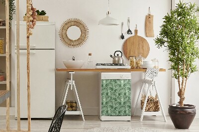 Aimant décoratif pour lave-vaisselle Feuilles lisses