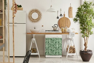 Aimant décoratif pour lave-vaisselle Feuilles lisses