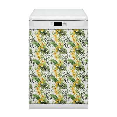 Magnet pour lave vaisselle Feuille exotique