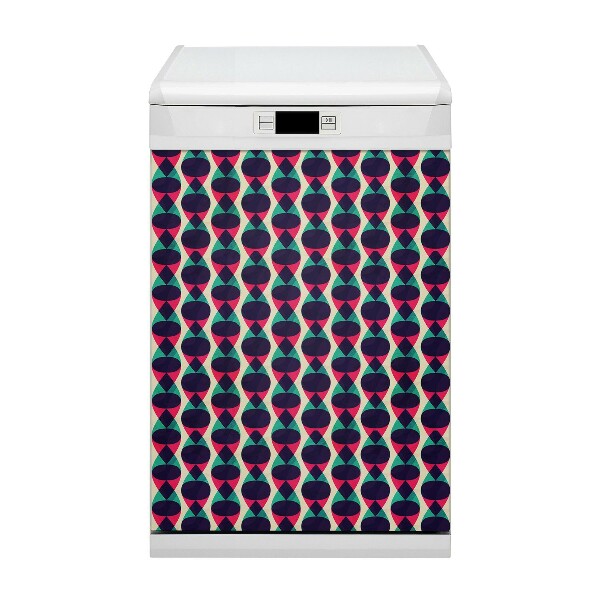 Aimant de couvercle de lave-vaisselle Motif coloré