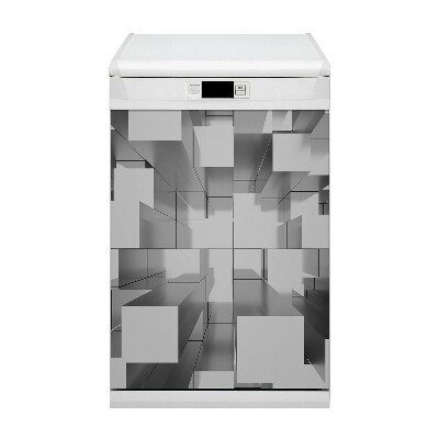 Magnet pour lave vaisselle Carreaux gris