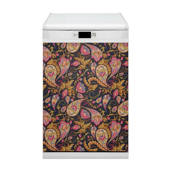 Magnet pour lave vaisselle Paisley coloré