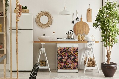 Magnet pour lave vaisselle Paisley coloré