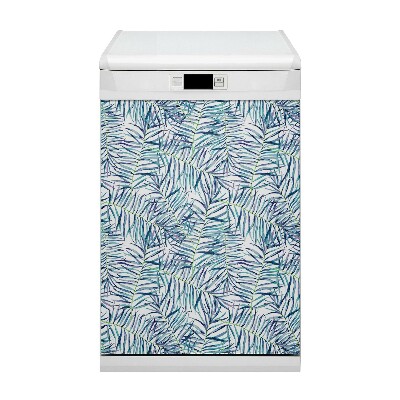 Aimant décoratif pour lave-vaisselle Feuilles exotiques