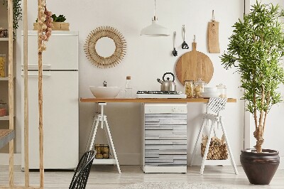 Aimant de couvercle de lave-vaisselle Planches blanches