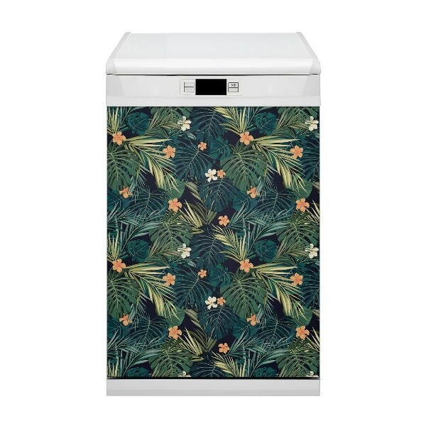 Magnet pour lave vaisselle Fleurs et feuilles