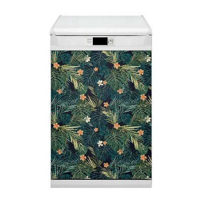 Magnet pour lave vaisselle Fleurs et feuilles