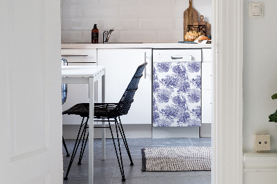 Magnet pour lave vaisselle Pivoines violettes