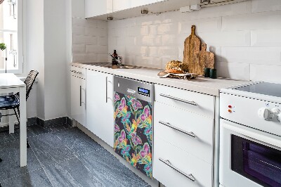 Magnet pour lave vaisselle Perroquets colorés
