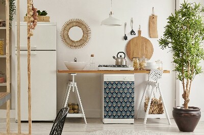 Aimant décoratif pour lave-vaisselle Fleurs vintage