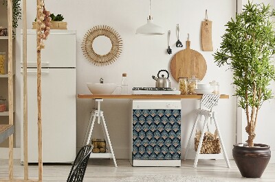 Aimant décoratif pour lave-vaisselle Fleurs vintage