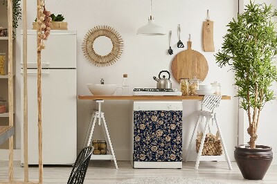 Aimant décoratif pour lave-vaisselle Roses vintage