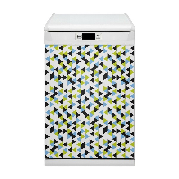 Deco magnetique pour lave vaisselle Triangles volants
