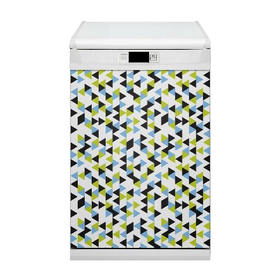 Deco magnetique pour lave vaisselle Triangles volants