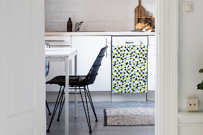 Deco magnetique pour lave vaisselle Triangles volants