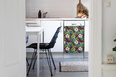 Aimant décoratif pour lave-vaisselle Floral