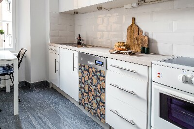 Aimant décoratif pour lave-vaisselle Paisley