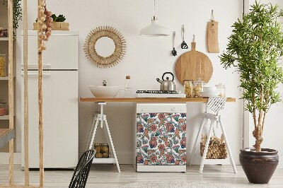 Magnet pour lave vaisselle Fleurs