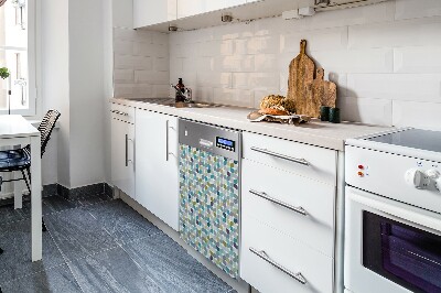 Aimant décoratif pour lave-vaisselle Schéma géométrique