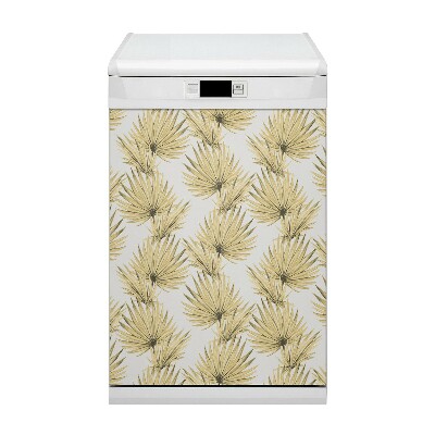 Aimant décoratif pour lave-vaisselle Feuilles tropicales