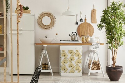 Aimant décoratif pour lave-vaisselle Feuilles tropicales