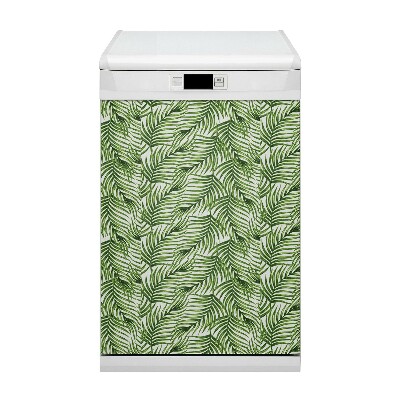 Aimant décoratif pour lave-vaisselle feuille de palmier