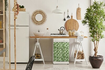 Aimant décoratif pour lave-vaisselle feuille de palmier