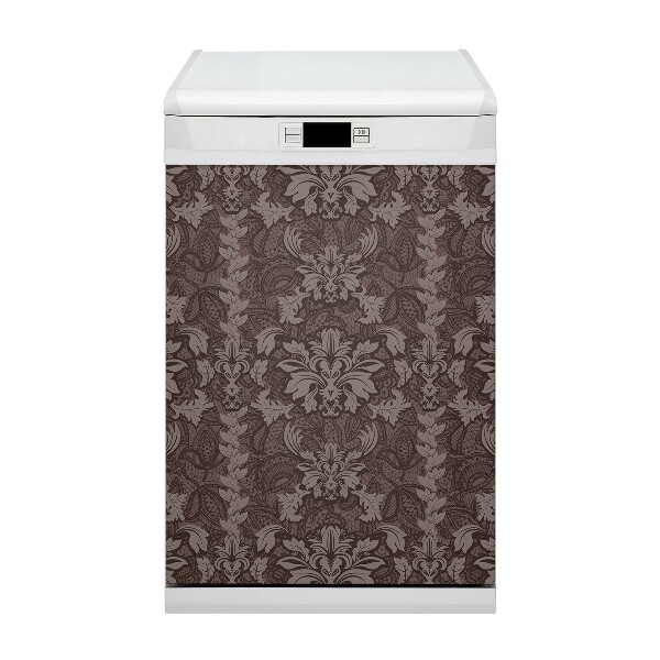 Aimant de couvercle de lave-vaisselle Damasique de style motif
