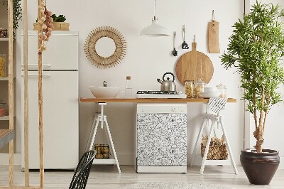 Aimant décoratif pour lave-vaisselle Fleurs de pivoine