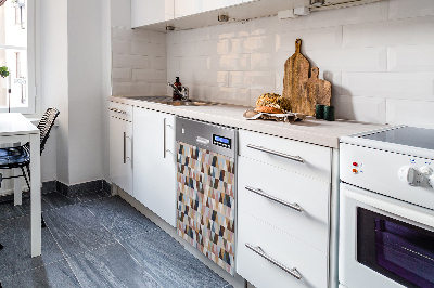 Deco magnetique pour lave vaisselle Murale rétro