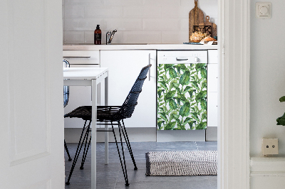 Magnet pour lave vaisselle Feuilles tropicales