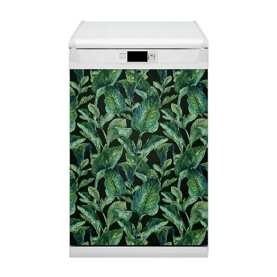 Aimant décoratif pour lave-vaisselle Feuilles tropicales