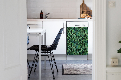 Aimant décoratif pour lave-vaisselle Feuilles tropicales