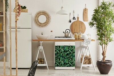 Aimant décoratif pour lave-vaisselle Feuilles tropicales
