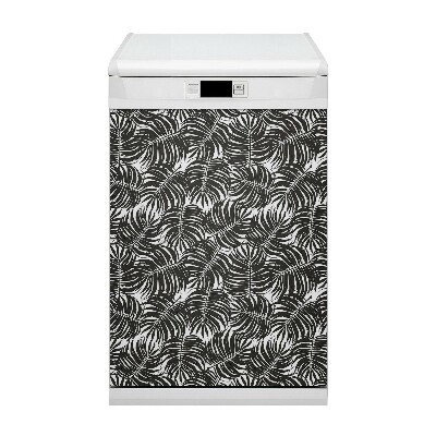 Magnet pour lave vaisselle Feuilles noires