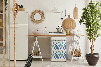 Deco magnetique pour lave vaisselle Plumes d'oiseau