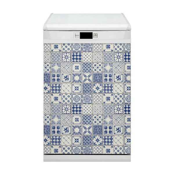 Aimant de couvercle de lave-vaisselle Tuiles azulejos