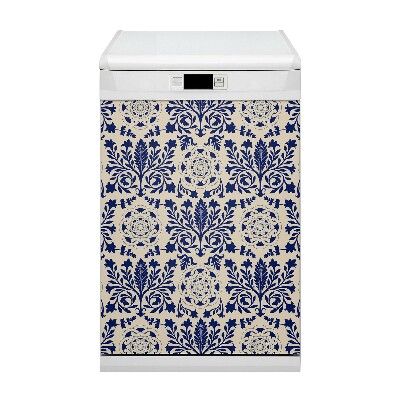 Aimant décoratif pour lave-vaisselle Motif bleu