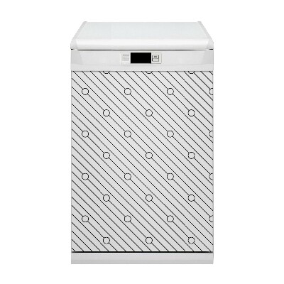 Deco magnetique pour lave vaisselle Motif rayé