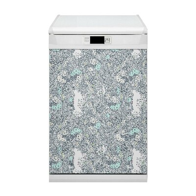 Magnet pour lave vaisselle Fleurs