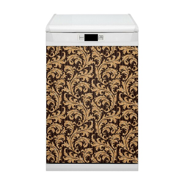 Deco magnetique pour lave vaisselle Motif de feuilles caduques