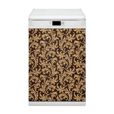 Deco magnetique pour lave vaisselle Motif de feuilles caduques