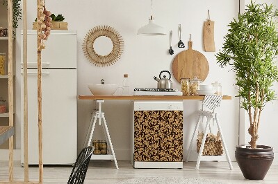 Deco magnetique pour lave vaisselle Motif de feuilles caduques