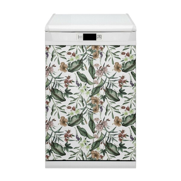 Deco magnetique pour lave vaisselle Fleurs de printemps