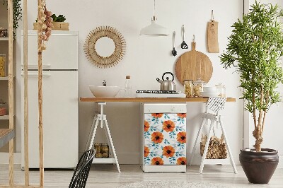 Deco magnetique pour lave vaisselle Fleur d'orange