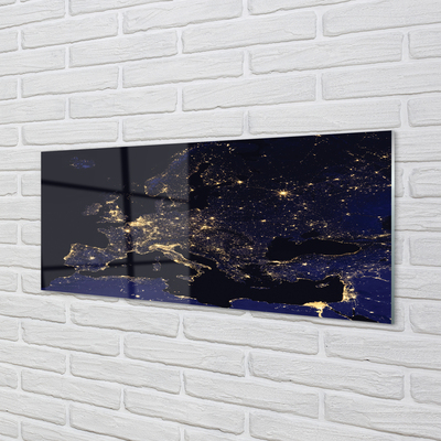 Tableaux sur verre acrylique Carte du ciel lumière
