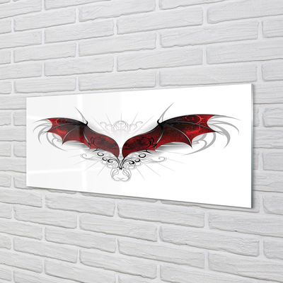 Tableaux sur verre acrylique Ailes de dragon