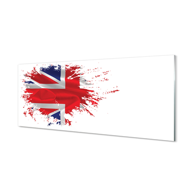 Tableaux sur verre acrylique Le drapeau de la grande-bretagne